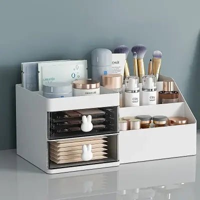 Rangement Cosmétique — boite-de-rangement-cosmétique-Blanc - La trousse Beauté