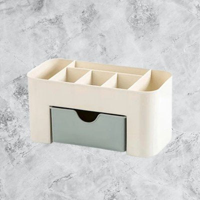 Rangement maquillage - Boite de rangement maquillage - Gris - La trousse Beauté