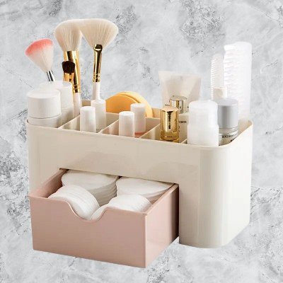 Rangement-Maquillage - Boite-de-rangement-maquillage™ - Rose - La trousse Beauté