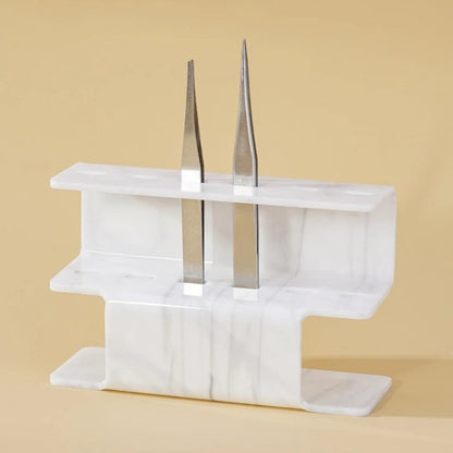 Rangement Maquillage - EyelashTweezersStorage™ - Marbré - La trousse Beauté