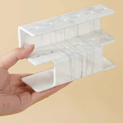 Rangement Maquillage - EyelashTweezersStorage™ - Marbré - La trousse Beauté