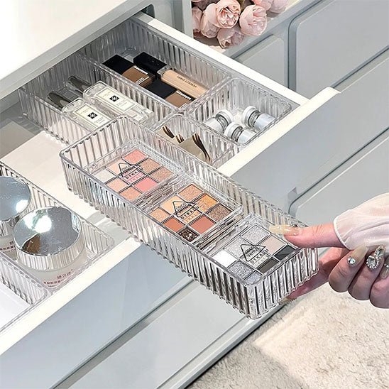 rangement maquillage pour tiroir multiple compartiments