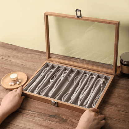 rangement pour bijoux avec couvercle