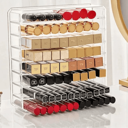 rangement pour tiroir maquillage debout
