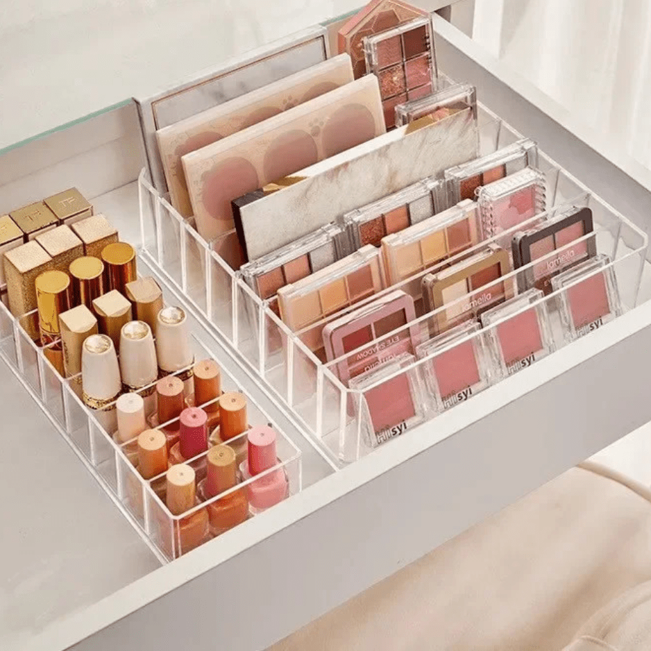 Rangement pour tiroir maquillage salle de bain