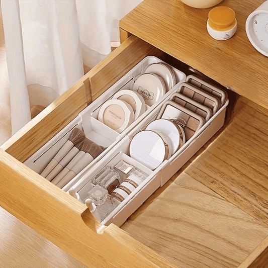 rangement pour tiroir maquillage petit extensible