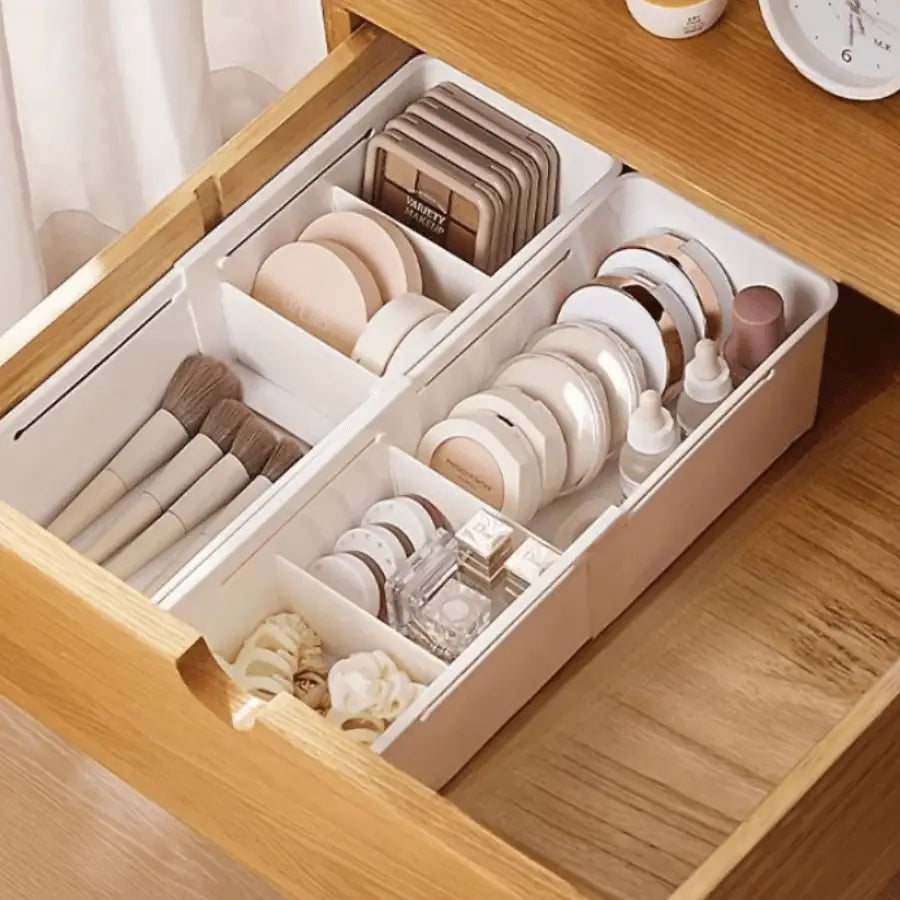 rangement pour tiroir maquillage large extensible