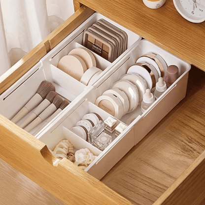 rangement pour tiroir maquillage large extensible