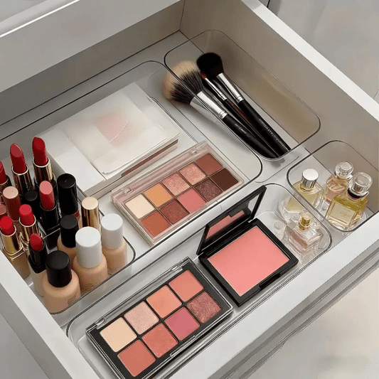 rangement tiroir pour maquillage en acrylique