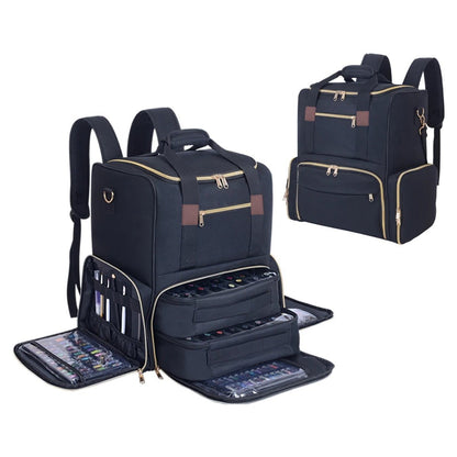 sac de maquillage noir sac à dos