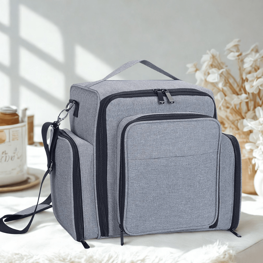 sac de rangement vernis à ongles gris