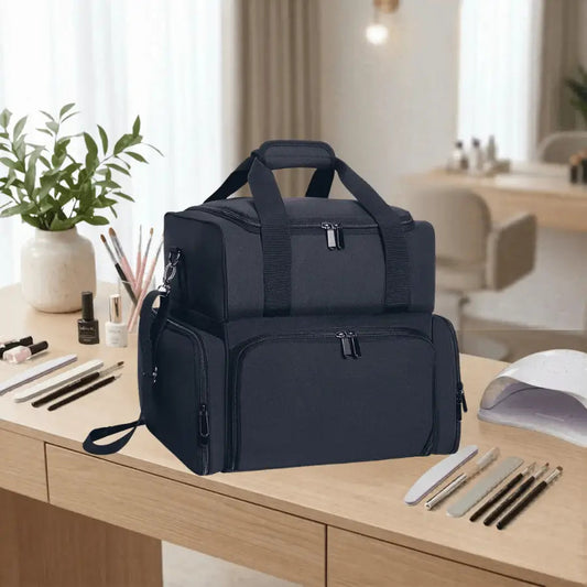 sac rangement vernis à ongles noir
