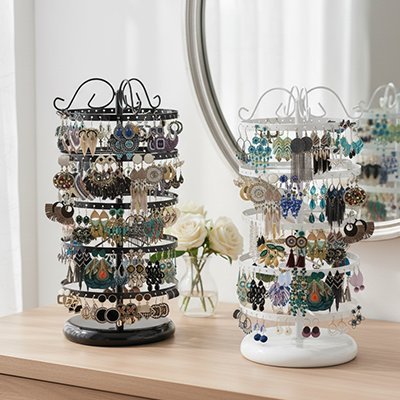support pour bijoux noir