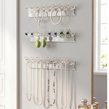 support pour colliers transparent