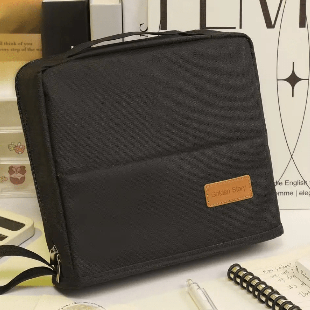 trousse a maquillage noir carré