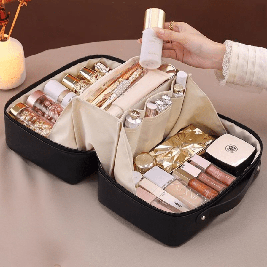 trousse a maquillage noir tendance