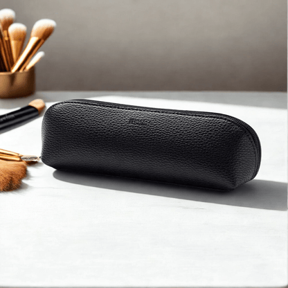 trousse à pinceaux maquillage noir