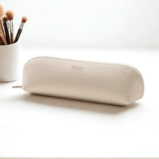trousse à pinceaux maquillage blanc