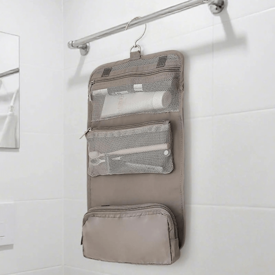 Trousse de toilette à suspendre avec crochet 360 degrés