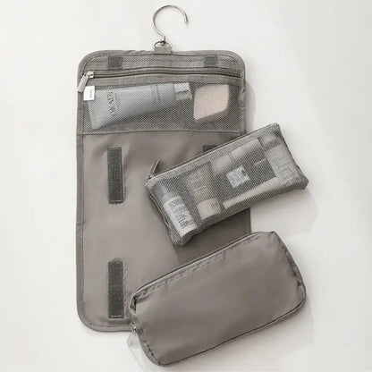 trousse de toilette  suspendre avec crochet 360 degré pochette avovible