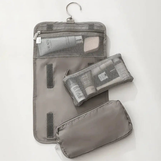 trousse de toilette  suspendre avec crochet 360 degré pochette avovible