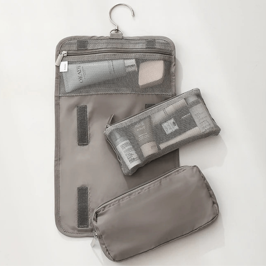 trousse de toilette  suspendre avec crochet 360 degré pochette avovible
