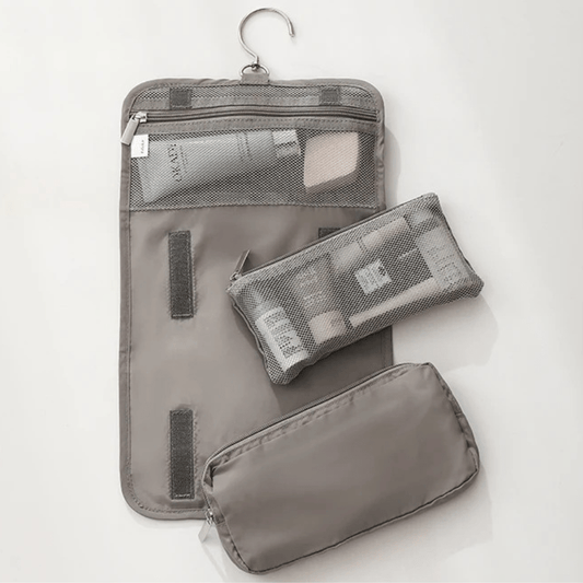 trousse de toilette  suspendre avec crochet 360 degré pochette avovible