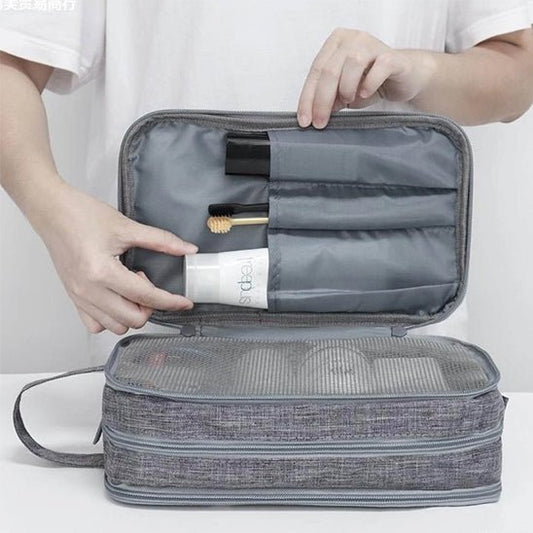 Trousse de toilette avion  Compact pochette de rangement intérieure- La trousse Beauté