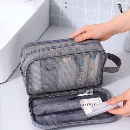 Trousse de toilette intérieur en maille respirant