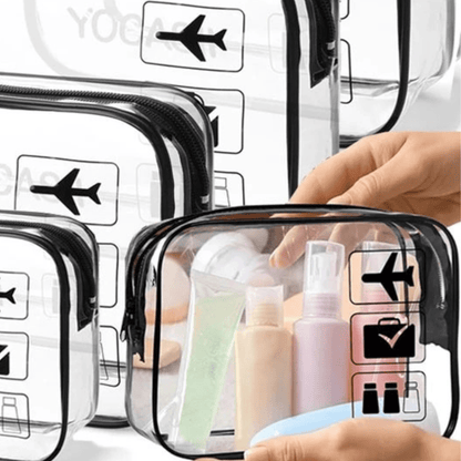 avion trousse de toilette flacon