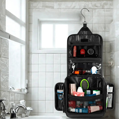 Trousse de toilette de voyage  Grande capacité  crochet pour suspendre - La trousse Beauté