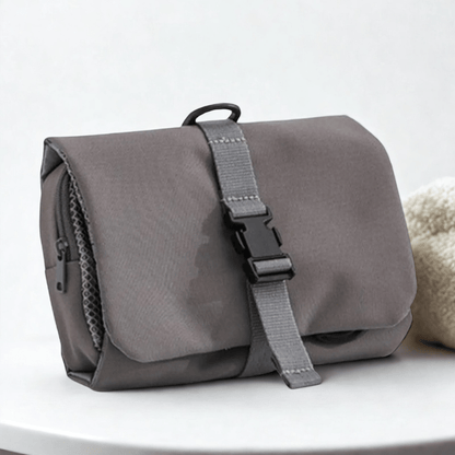 trousse de toilette de voyage gris