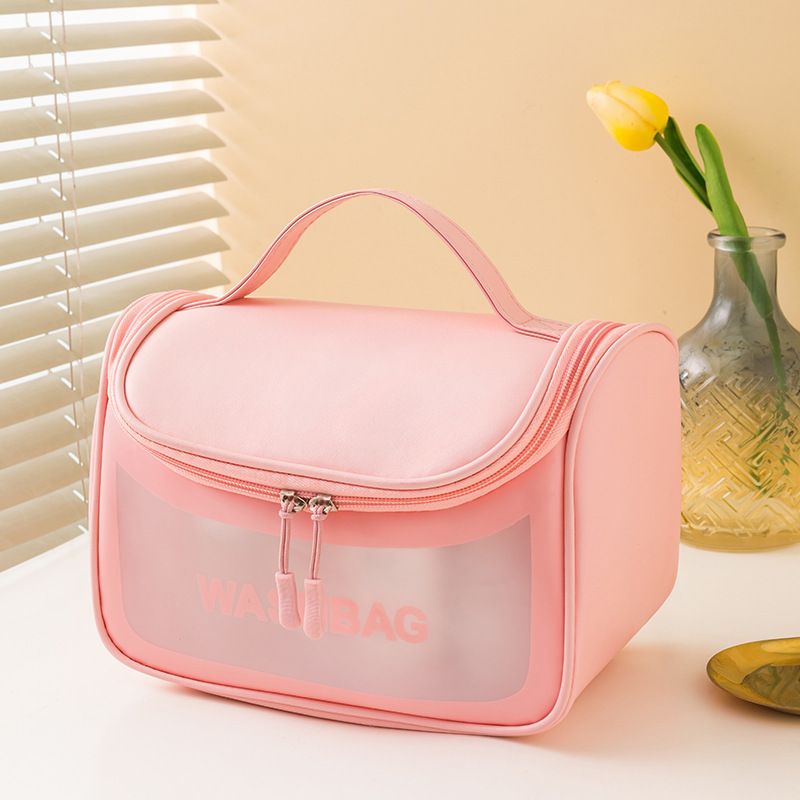 Trousse de toilette femme rose Grande ouverture - La trousse Beauté