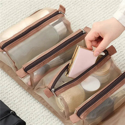 Trousse de toilette femme  pochettes transparente
