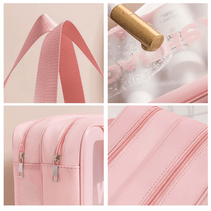 Trousse de Toilette femme Séparateur sec et humide  imperméable- La trousse Beauté