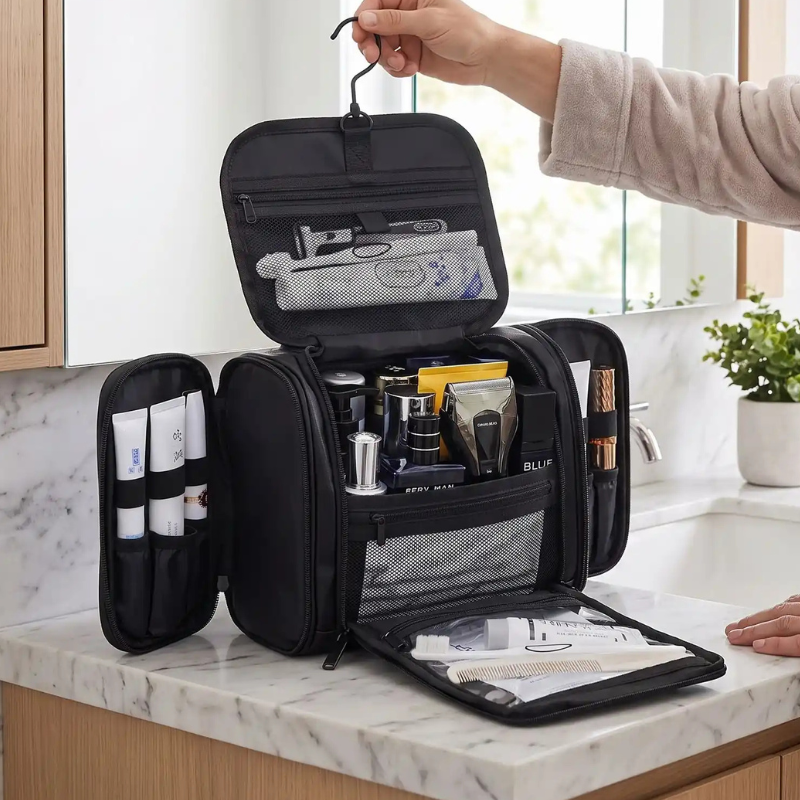 Trousse de Toilette Homme Cuir | Voyage