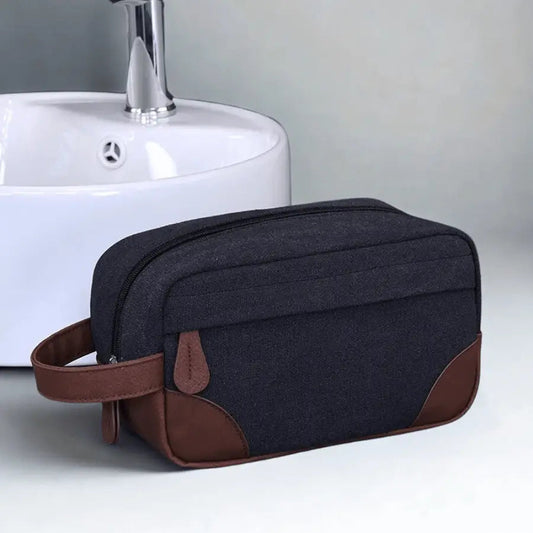 trousse de toilette homme noir