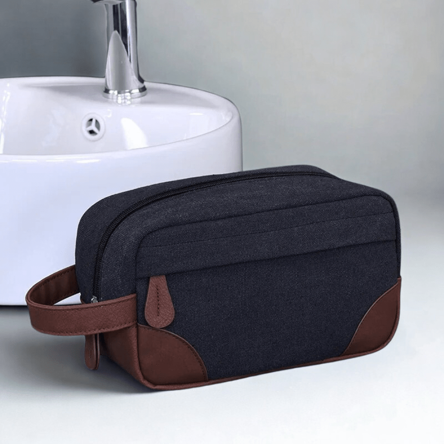 trousse de toilette homme noir