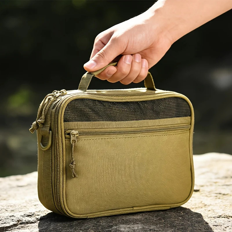 trousse de toilette homme voyage kaki
