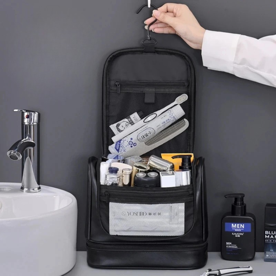 trousse de toilette homme voyage noir