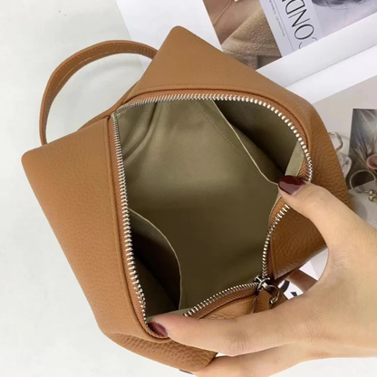 Trousse de toilette pour voyager en cuir petite pochette intérieur