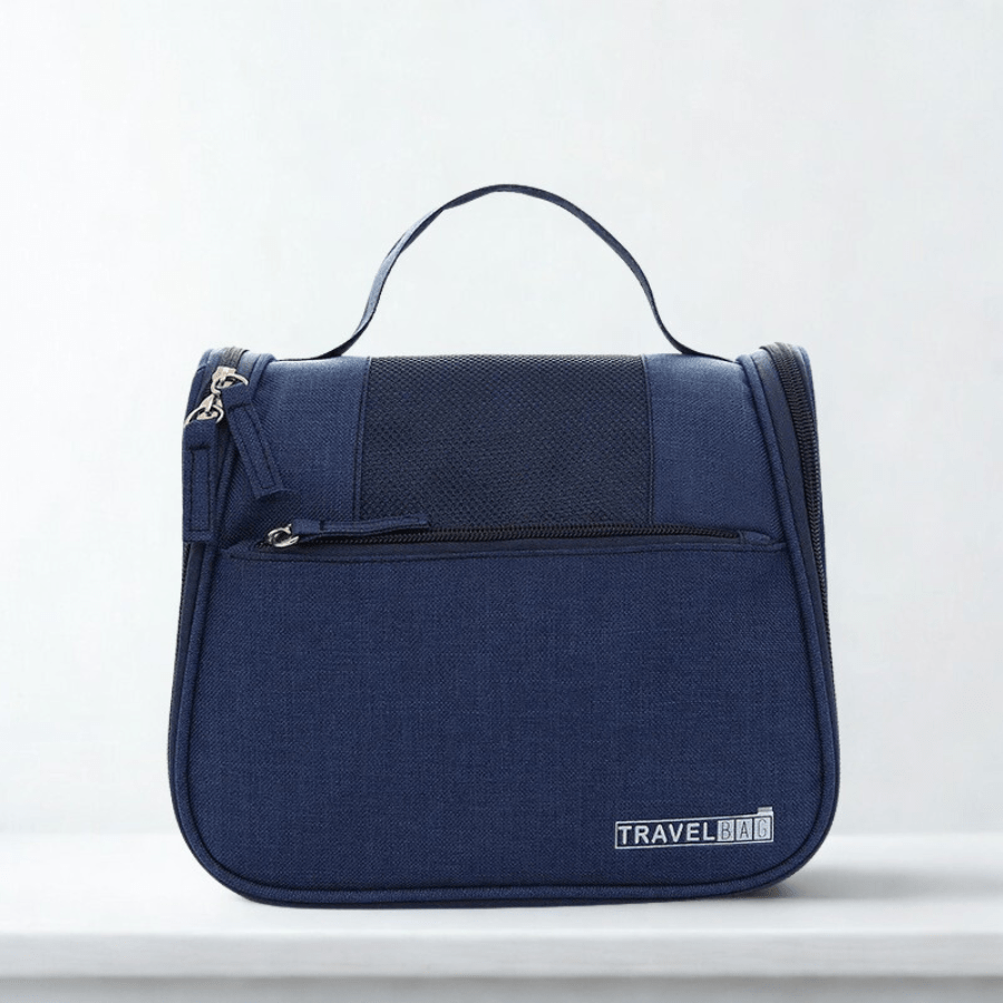 trousse de toilette suspendue marine