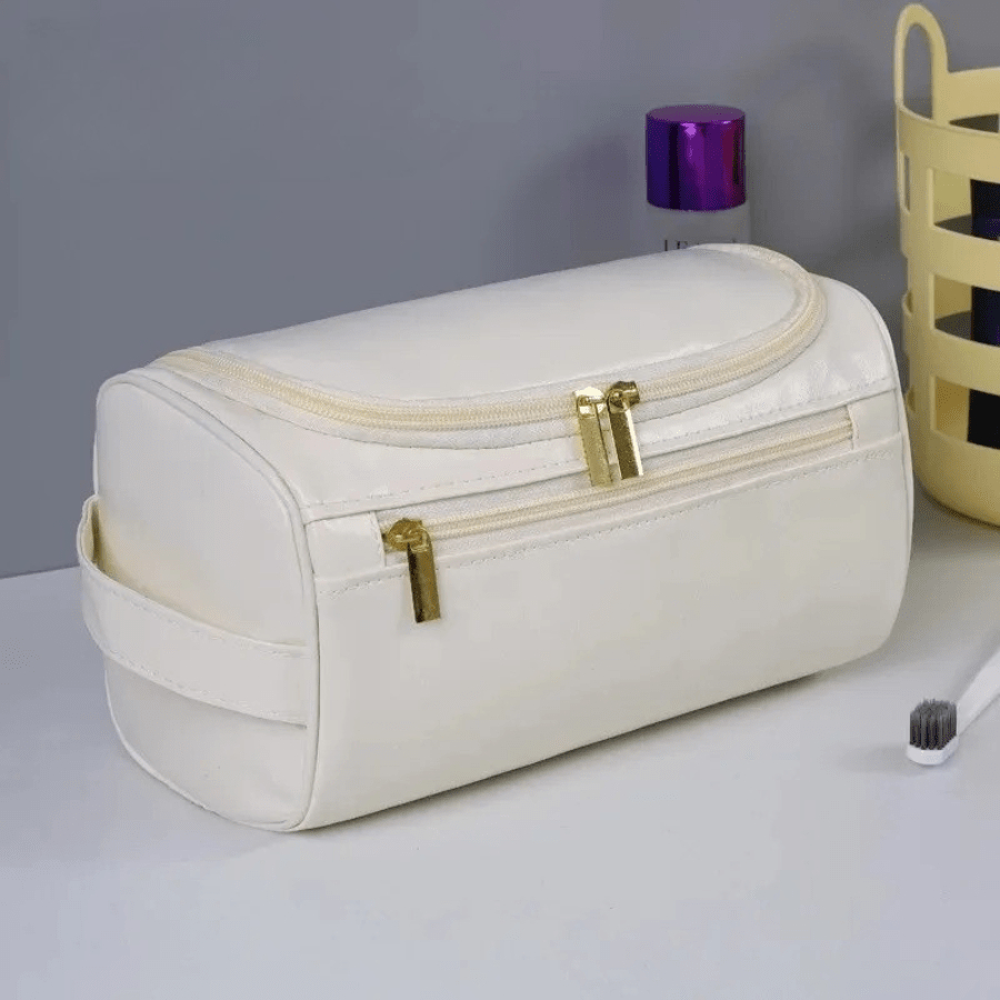 Trousse de Toilette blanche style chic Universelle - La trousse Beauté
