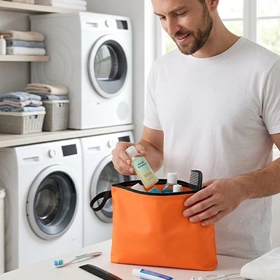 trousse de voyage Sac de rangement orange