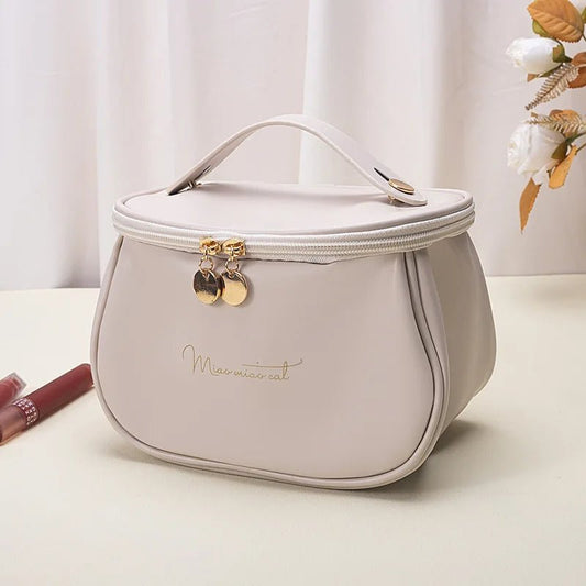 Trousse maquillage rose pâle Élégante  La trousse Beauté