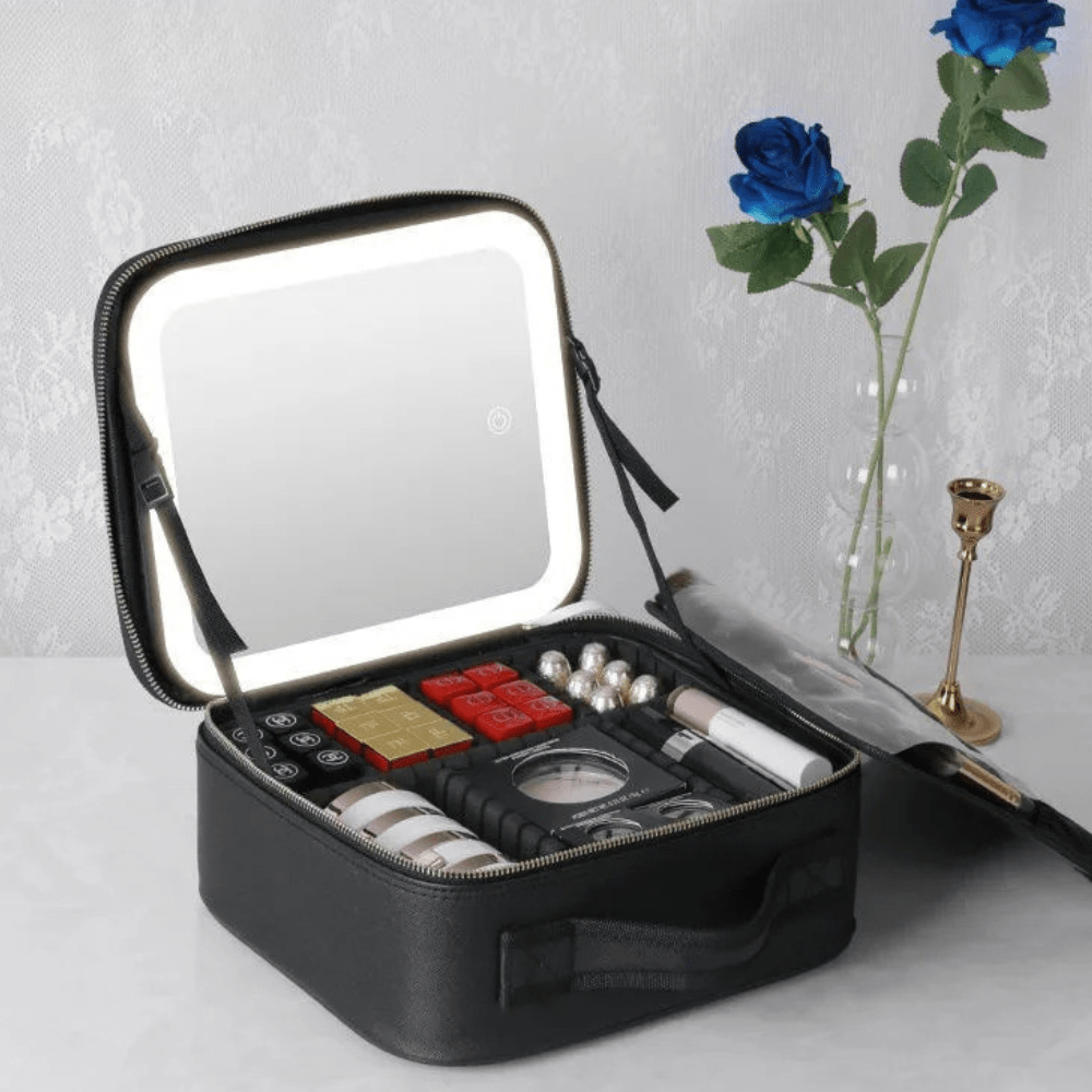 Trousse Maquillage avec miroir intégré