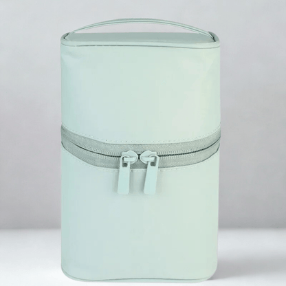 Trousse maquillage bleu compact voyage