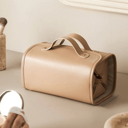 Trousse maquillage marron Pochettes Détachables carrées - La trousse Beauté