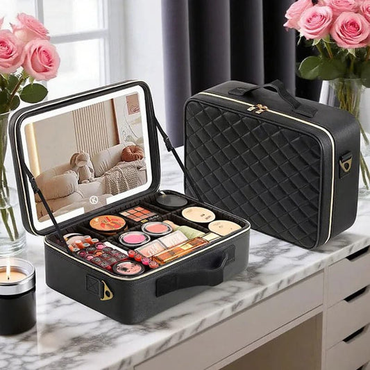 trousse maquillage professionnel noir