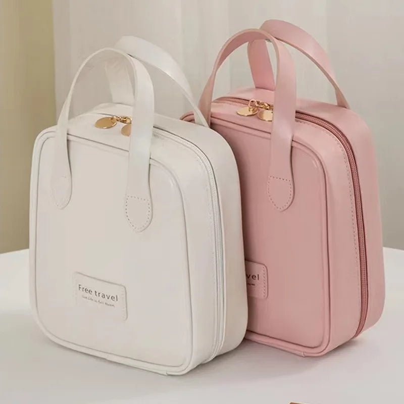 Trousse Maquillage   Sac à main Ultime blanc-et-rose-La trousse Beauté